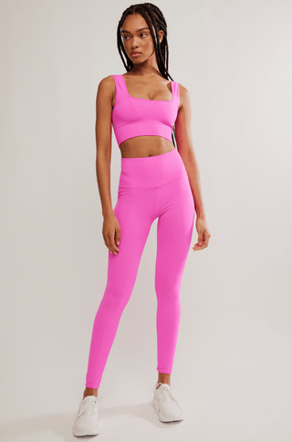 Good Karma Leggings Fuchsia Flirt - Sugar Co.