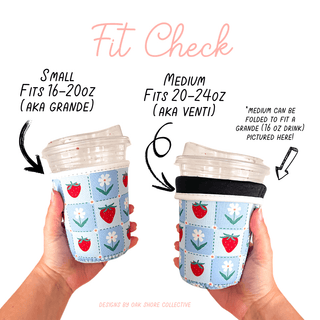 Grandmillenial Bows | Iced Coffee Sleeve : Medium - Sugar Co.