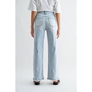 Harbor Wide Leg Jeans Polo Blue - Sugar Co.