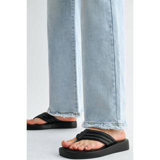 Harbor Wide Leg Jeans Polo Blue - Sugar Co.