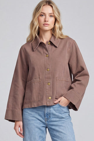 Harlow Washed Swing Jacket - Sugar Co.