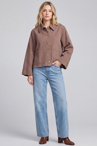 Harlow Washed Swing Jacket - Sugar Co.