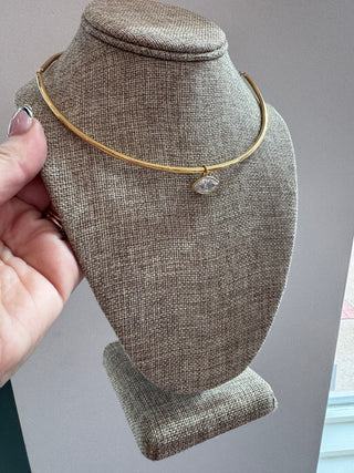 Hart Design | Floating Bezel Crystal Necklace - Sugar Co.