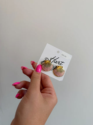 Hart Design | Pink Shell Studs - Sugar Co.