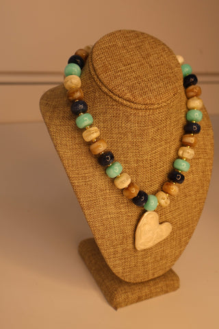 Hart Designs | Multi Color + Cream Heart - Sugar Co.