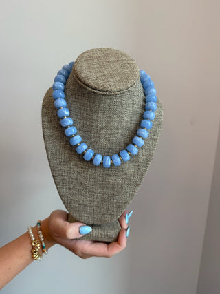 Hart Designs | Poppi Necklace Light Blue - Sugar Co.