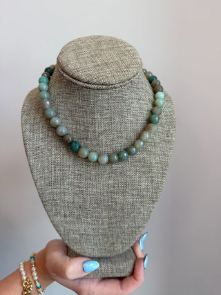 Hart Designs | Sage & Stone Necklace - Sugar Co.