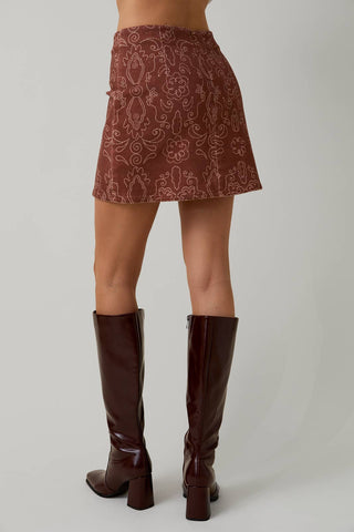 Harvest Print Skirt - Sugar Co.