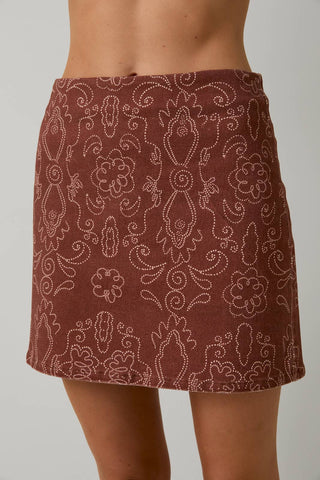 Harvest Print Skirt - Sugar Co.