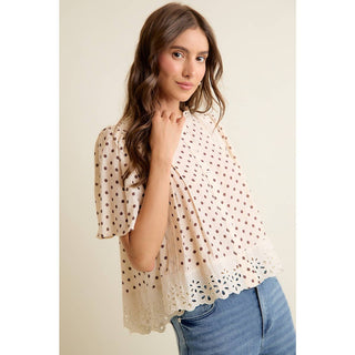 Hazel Polka Dot Top - Sugar Co.