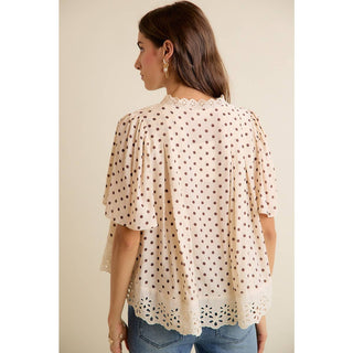 Hazel Polka Dot Top - Sugar Co.