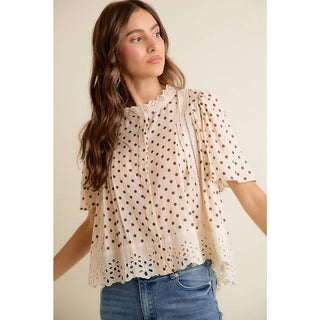 Hazel Polka Dot Top - Sugar Co.