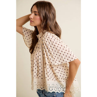 Hazel Polka Dot Top - Sugar Co.