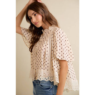 Hazel Polka Dot Top - Sugar Co.