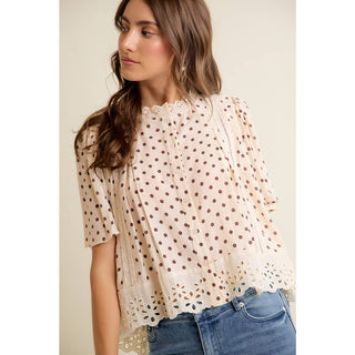 Hazel Polka Dot Top - Sugar Co.