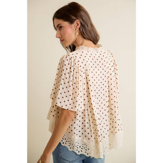 Hazel Polka Dot Top - Sugar Co.
