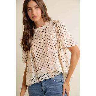 Hazel Polka Dot Top - Sugar Co.
