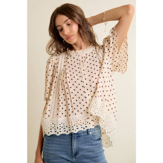 Hazel Polka Dot Top - Sugar Co.