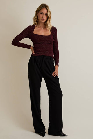 Hazel Shimmer Top - Sugar Co.