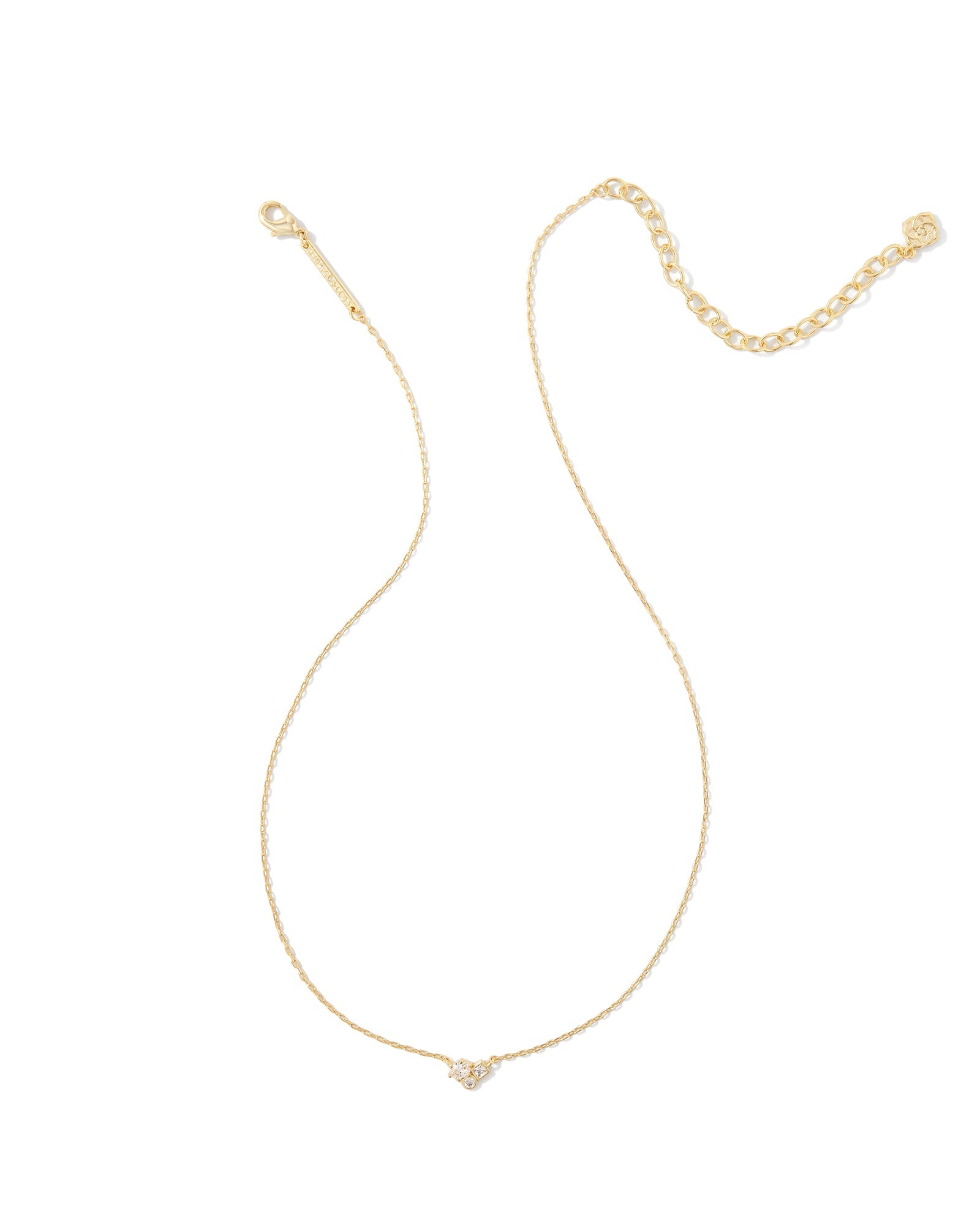 Henry Short Pendant Necklace in Gold