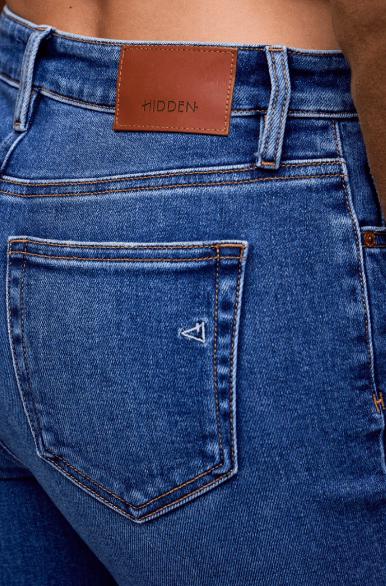 Hidden | Ella High Rise Dark Classic Straight - Sugar Co.