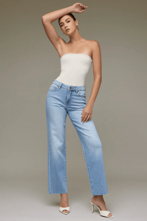 Hidden | [ELLA] Mid Rise Classic Straight Medium Light - Sugar Co.