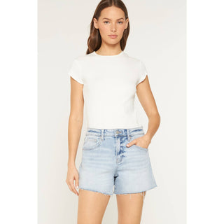 High Tide Raw Hem Shorts - Sugar Co.