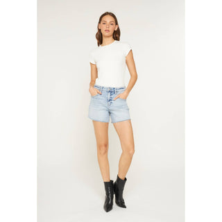 High Tide Raw Hem Shorts - Sugar Co.