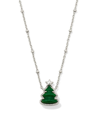 Holiday Tree Short Pendant Necklace - Sugar Co.