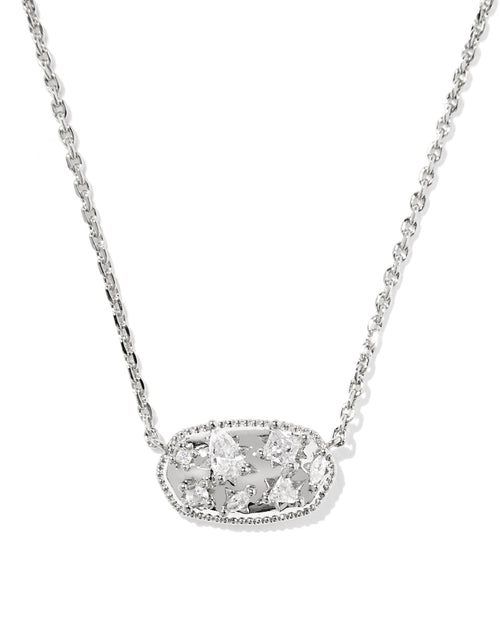 Holland Crystal Short Pendant Necklace. - Sugar Co.