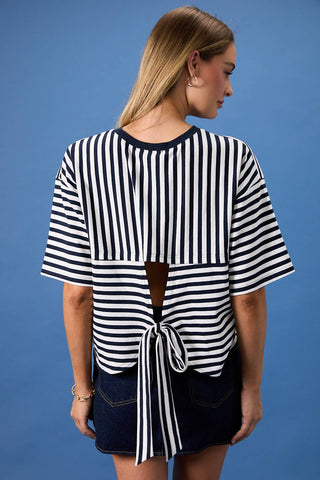 Homerun Tie Back Tee - Sugar Co.