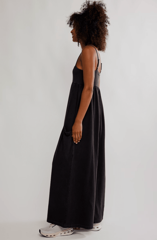Hot Shot Strappy Onesie Black - Sugar Co.