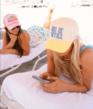 I’m Nicer when I’m Tan - Pink Canvas Trucker - Sugar Co.