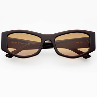 Jade Acetate Cat Eye Sunglasses : Chocolate - Sugar Co.