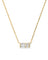 Gold White CZ