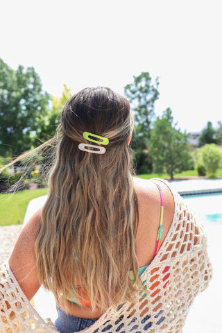 JELLY MINI LAY DOWN CLAW: YELLOW - Sugar Co.