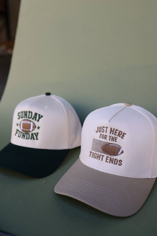 Just here for the tight ends football hat - Sugar Co.