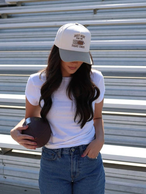 Just here for the tight ends football hat - Sugar Co.