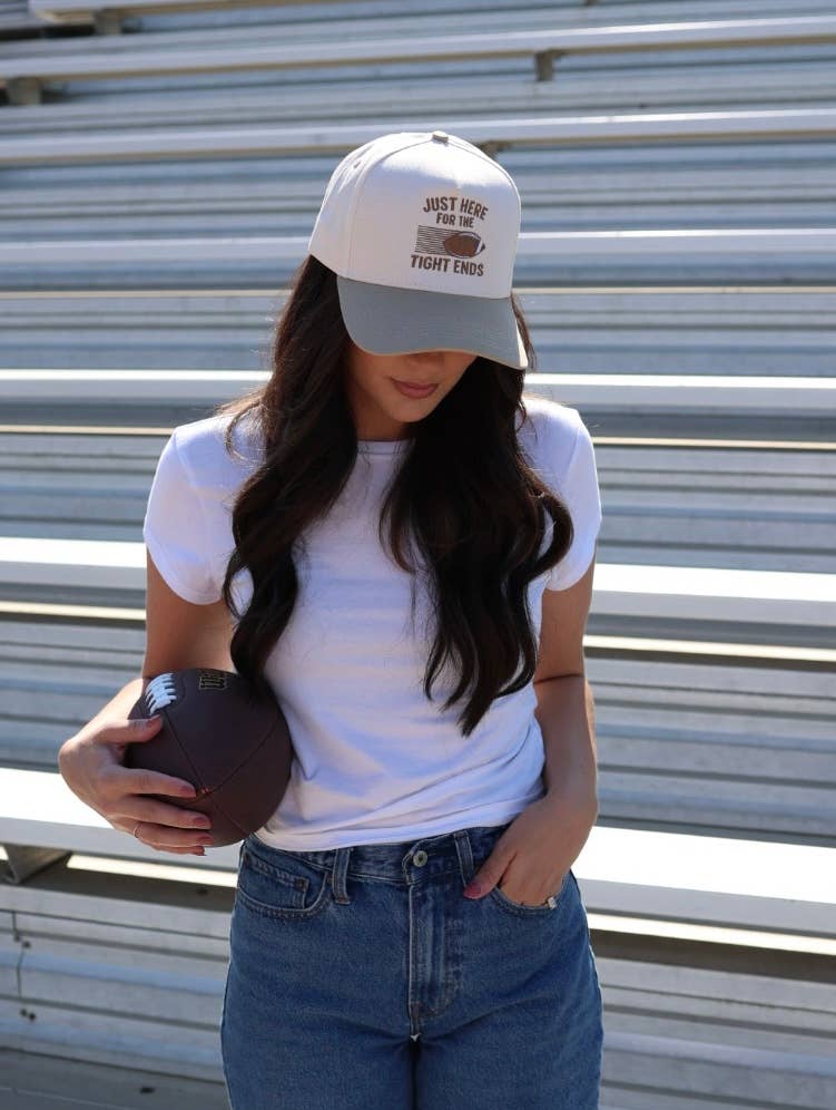 Just here for the tight ends football hat - Sugar Co.