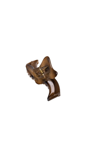 KAXI Mini Wavy Hold Everything Hair Claw Clip: LIGHT TORTOISE - Sugar Co.