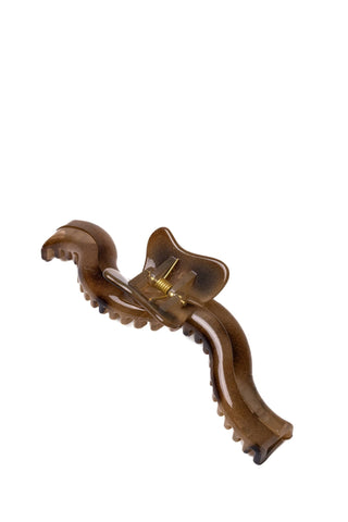 KAXI Wavy Hold Everything Claw — Large Clip for Thick Hair: LIGHT TORTOISE - Sugar Co.