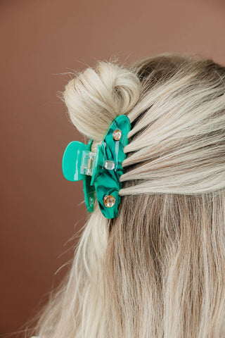 KAXI X Whitney Leavitt House of Her Teal Claw with Gems: MIDI - Sugar Co.