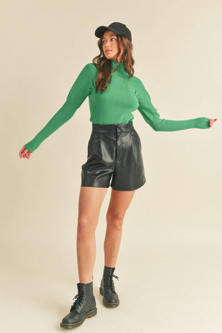Kelli Sweater Green - Sugar Co.