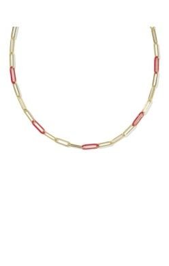 Kendra Scott Courtney Enamel Link And Chain Necklace - Sugar Co.