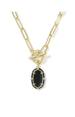 Kendra Scott Elisa Enamel Link And Chain Necklace - Sugar Co.