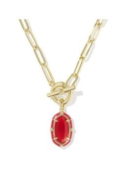 Kendra Scott Elisa Enamel Link And Chain Necklace - Sugar Co.