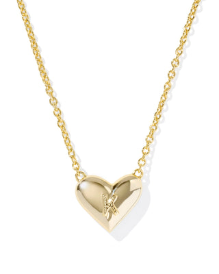 Kendra Scott Heart Letter K Short Pendant Necklace - Sugar Co.