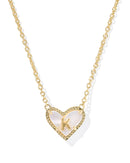 Kendra Scott Heart Letter K Short Pendant Necklace - Sugar Co.