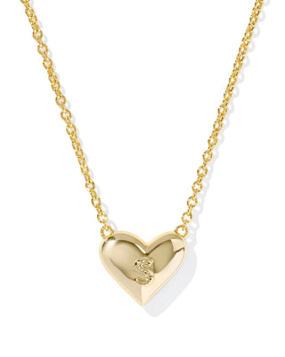 Kendra Scott Heart Letter S Short Pendant Necklace - Sugar Co.