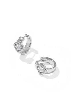 Kendra Scott Mallory Crystal Huggie Earrings - Sugar Co.